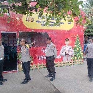Waka Polres Lombok Utara Kontrol Pos Pengamanan Ops Lilin Rinjani 2023