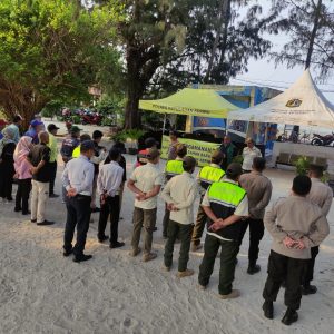 Polsek Kepulauan Seribu Selatan Bersama Instansi Pemerintah Gelar Pospam Pulau Tidung Demi Keamanan Natal 2023 dan Tahun Baru 2024