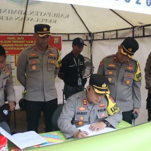 Kapolres Kepulauan Seribu Cek Langsung Pospam Lilin Jaya 2023 Di Lima Pulau