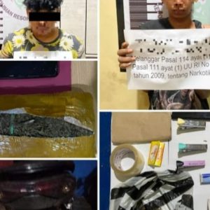 Satresnarkoba Polres Dharmasraya Tangkap Dua Pengedar Narkotika