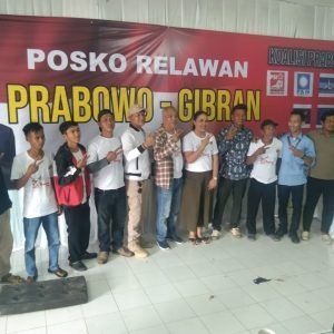 Kepak Garuda Nasional Deklarasi Diri Sebagai Relawan Prabowo – Gibran Satu Putaran Pilpres Tahun 2024