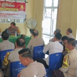 Polres Dharmasraya Sosialisasikan Perkap Nomor 2 Tahun 2022 untuk Penguatan Pengawasan
