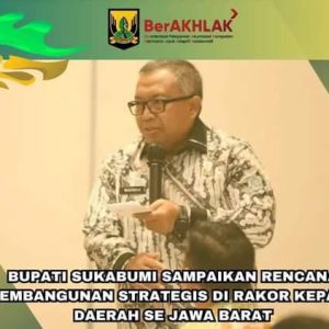 Bupati Sukabumi H Marwan Hamami mengikuti Rapat Koordinasi Kepala Daerah se-Jawa Barat 