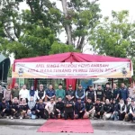 Penjabat (Pj) Wali Kota Payakumbuh Jasman menghadiri Apel Siaga Patroli Pengawasan pada Masa Tenang Pemilu 2024