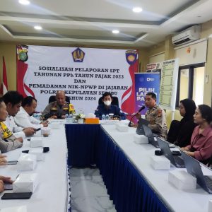 Polres Kepulauan Seribu Mengadakan Kegiatan Sosialisasi Pemadanan NIK menjadi NPWP dan Pelaporan SPT Tahunan