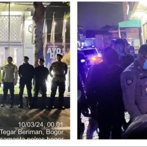 Polres Bogor Kembali Laksanakan Kegiatan Rutin Yang Ditingkatkan Dalam Rangka Menjaga Kamtibmas Di Wilayah Kabupaten Bogor