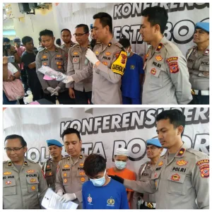 Polresta Bogor kota menggelar kasus pembunuhan