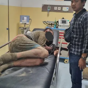 Polsek Parung Mengamankan 1(satu) orang pelaku pencurian Handphone dan habis diamuk Masyarakat