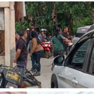 Polsek Jonggol Cek TKP Kebakaran Rumah yang Terjadi Akibat Konsleting Listrik
