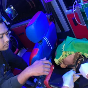 Polsek Cisarua Bersama Team Identifikasi Polres Bogor Lakukan InvestigasiTerkait Perkembangan Penanganan Penemuan Mayat WNI yang ditemukan Gantung Diri