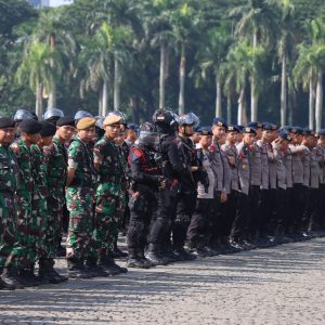 3,643 Personil Gabungan TNI – Polri Siap Amankan Aksi Unjuk Rasa Hari Ini