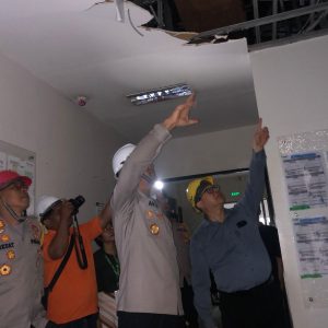 Kapolres Metro Depok Tinjau Lokasi Ambruknya Plafon RS Bunda Margonda
