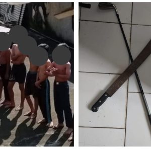 Polsek Cibinong Amankan 8 ( delapan ) orang anak remaja yang diduga hendak melakukan tawuran Berikut Senjata Tajam Yang Di Bawa