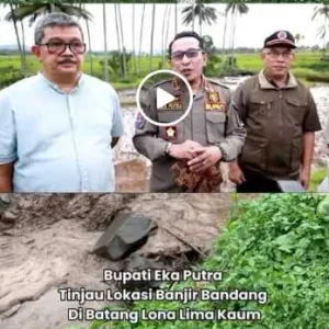 Banjir lahar Dingin Melanda Berbagai Daerah di Tanah Datar