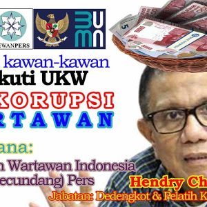 Wartawan Terlibat Korupsi, Pemberantasan Tipikor Pasti Gagal Total