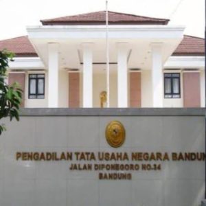 PUTUSAN PTUN BANDUNG, Eksepsi Tergugat Tidak diterima ; peluang Penggugat lapor ke Bareskrim Polri, semakin terbuka