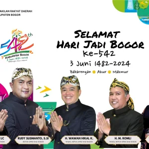 Selamat Hari Jadi Bogor Ke – 542                                              3 Juni 1482 – 2024