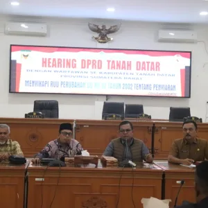 DPRD Tanah Datar Terima Hearing Aspirasi Wartawan Tentang Perubahan UU Penyiaran