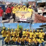Laung Kuning Banjar Satui Ramaikan HUT Bhayangkara Ke-78