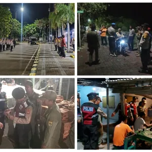 Kapolres Kepulauan Seribu Pimpin Apel Patroli Skala Besar Antisipasi Gangguan Kamtibmas