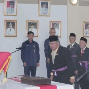 Pengukuha 32 Anggota PASKIBRAKA Kab Sukabumi Bupati Tumbuhkembangkan Smangat Membangun Bangsa