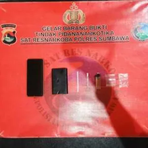 Polres Sumbawa Amankan 2 Pria Terduga Pelaku Narkoba Di Alas