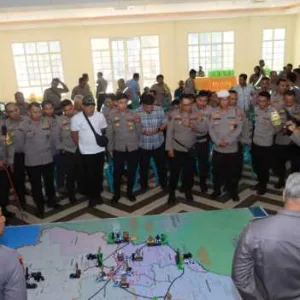 Gelar TFG, Polres Loteng Siap Amankan Pilkada Serentak 2024.