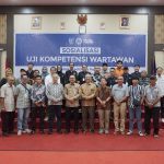 Pj wali kota payakumbuh membuka secara resmi Sosialisasi Uji Kompetensi Wartawan (UKW) yang bertemakan “Menyelisik Kredibilitas Profesional”