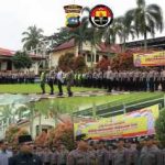 Kapolres Tanah Datar Pimpin Gelar Pasukan Keselamatan Singgalang 2025
