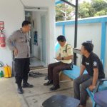 Bhabinkamtibmas Wilayah Hukum Polsek Sukaraja Polres Bogor Monitoring Wilayah Kontrol Pos Security Beri Pesan Ajak Jaga Kondusifitas Cegah Gangguan Kriminalitas
