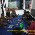 Bhabinkamtibmas Wilayah Hukum Polsek CSR Polres Bogor Desa Cibeureum Giat Cooling Sistem Monitoring Kontrol Warga Ronda Sekalgus Sahur Bersama Jaga Kondusifitas Cegah Gangguan Kamtibnas