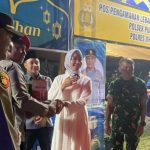 Kapolres Dharmasraya  Bersama Bupati dan Forkopimda Tinjau Pos Pengamanan Idul Fitri di Pulau Punjung