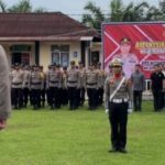 Kapolres Dharmasraya Pimpin Apel Persiapan Pengamanan Malam Takbiran Idul Fitri 1446 H
