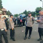 Personil Polsek Cibinong giat Pengamanan Hari Buruh