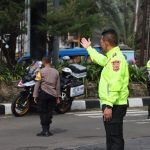 Kapolres Bogor AKBP Rio Wahyu Anggoro, S.H., S.I.K., M.H. Kembali Laksanakan Pemantauan Arus Lalu Lintas di Pos Gadog, Puncak