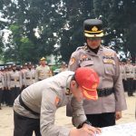 Apel Penerimaan dan Pembukaan Latihan Kerja Siswa Diktuk Bintara Polwan Angkatan ke-57 TA 2025 di Polres Bogor Berlangsung Khidmat