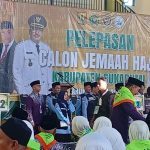 Pelepasan Calon Jemaah Haji Kloter 39 Kabupaten Sukabumi