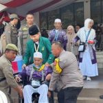 Pengamanan Kegiatan Pemberangkatan Jemaah Haji Kabupaten Bogor Musim Haji 1446 H / 2025 M Berjalan Aman dan Kondusif