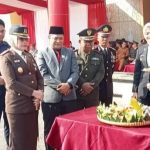 Upacara Hari Bhayangkara Ke-79 di Halaman Kantor Bupati Dharmasraya Berlangsung Khidmat