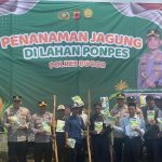 Polres Bogor Laksanakan Penanaman Jagung Hibrida di Lahan Pondok Pesantren, Dukung Ketahanan Pangan Nasional