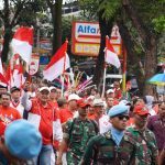 Bupati Bogor Hantarkan Sang Saka Merah Putih Dengan Spektakuler