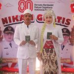 53 Pasangan Ikutin Nikah Gratis di Kecamatan Sukamakmur Resmi Jadi Suami Istri