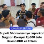 Bupati Annisa Laporkan Dugaan Korupsi Ke Polres Dhamasraya