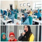 Berdayakan Kader, TPPKK Tanah Datar Gelar Pelatihan Menjahit