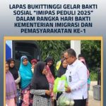 Lapas Bukittinggi Gelar Bakti Sosial “IMIPAS Peduli 2025” Dalam Rangka Hari Bakti Kementerian Imigrasi dan Pemasyarakatan ke-1