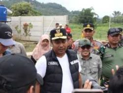 Kapolres Tanah Datar Dampingi Wagub Sumbar dan Pejabat Pusat Tinjau Lokasi Pembangunan HUNTAP Korban Bencana Malalo