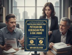 Tips Bagi Korban Pemberitaan dan Penyelesaian Sengketa Pers sesuai Putusan MK