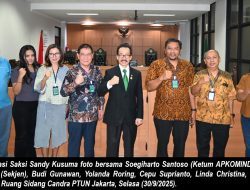 Putusan Banding PT TUN Jakarta Perkuat Keabsahan Kepemimpinan Soegiharto Santoso di APKOMINDO