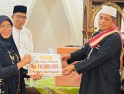 Wakil Bupati Dharmasraya Pimpin Tim 2 Safari Ramadhan Di Mesjid Jamik Timpeh