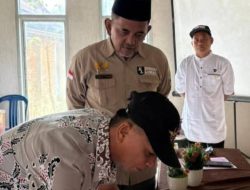 Camat Asam Jujuhan Lantik Empat Anggota Bamus Antar Waktu Nagari Sungai Limau